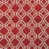 Polsterstoff Chenille Azabache Rot
