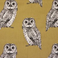 Dekostoff Halbpanama Owl Tawny