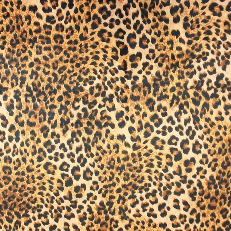 Polsterstoff Samt-Digitaldruck Leopard Goldfarben