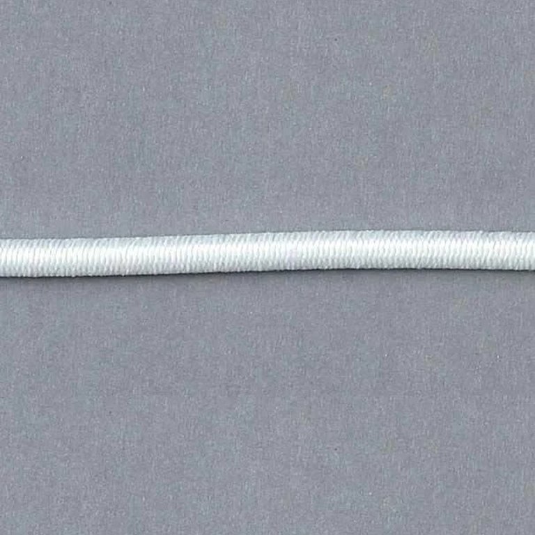 Elastic-Kordel 2,5 mm weiß