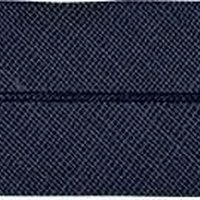 Baumwoll-Schrägband gefalzt 40/20 (5m Coupon) marineblau