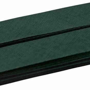 Baumwoll-Schrägband gefalzt 40/20 (5m Coupon) dunkelgrün