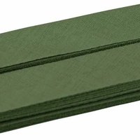 Baumwoll-Schrägband gefalzt 40/20 (5m Coupon) waldgrün