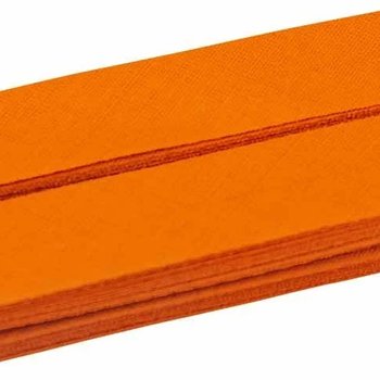 Baumwoll-Schrägband gefalzt 40/20 (5m Coupon) orange