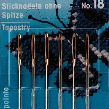 Sticknadeln ohne Sp. ST 18 1,20 x 50 mm silberfarbig