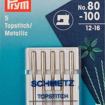 Nähmaschinennadeln Topstitch/Metallic 80-100