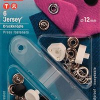 NF-Druckknöpfe Jersey MS Perlkappe 12 mm perlmuttfarbig