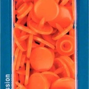 NF Druckknöpfe Color Snaps rund 12,4mm orange