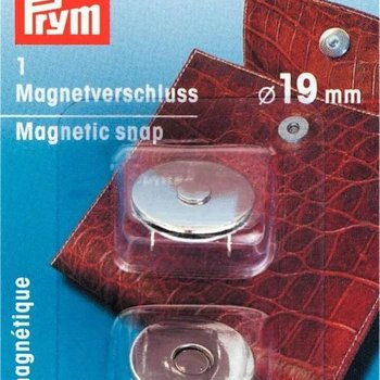 Magnet-Verschluß 19 mm silberfarbig