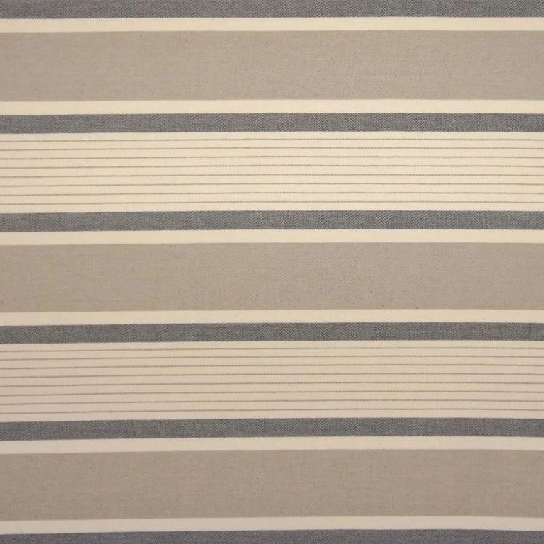 Dekostoff Halbpanama Streifen Colortrends Grau