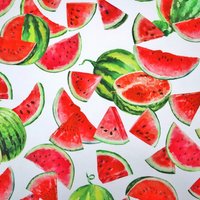 Dekostoff Panama Wassermelone Rot