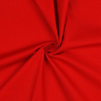 Dekostoff Canvas Baumwolle Uni Rot