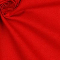 Dekostoff Canvas Baumwolle Uni Rot