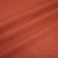 Gardinenstoff Leinenoptik halbtransparent Gardone Orange