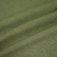 Gardinenstoff Leinenoptik halbtransparent Gardone Waldgrün