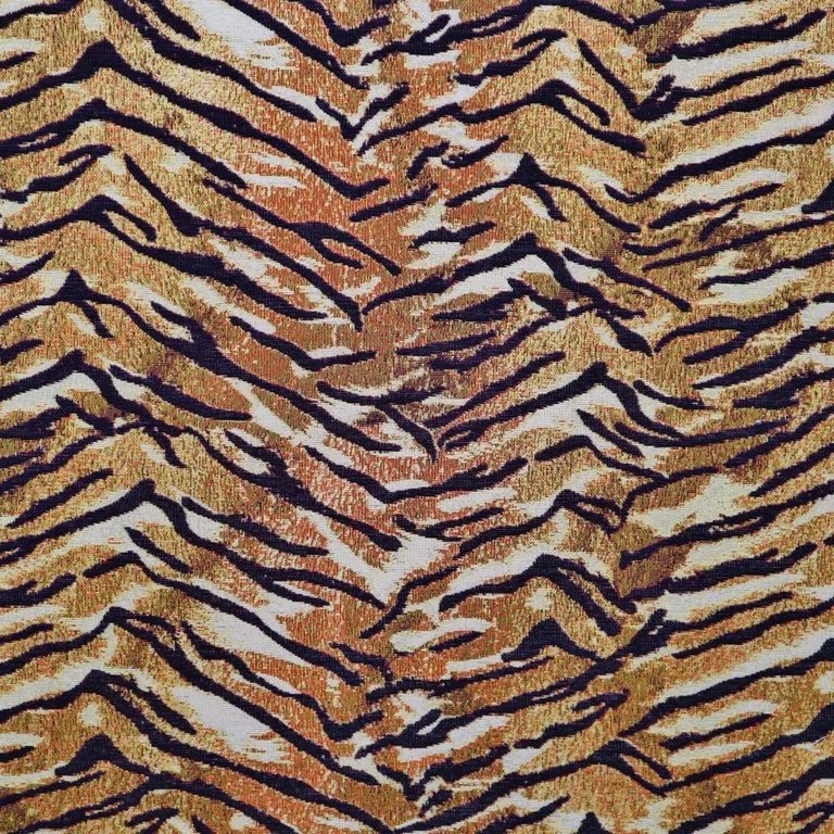 Polsterstoff Gobelin Tiger Skin Goldfarben
