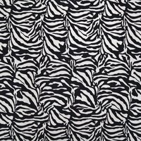 Polsterstoff Gobelin Zebra Skin Schwarzweiß