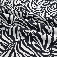 Polsterstoff Gobelin Zebra Skin Schwarzweiß