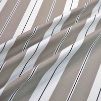 Polsterstoff Jacquard Streifen Belgravia Charcoal Linen