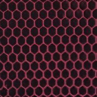 Polsterstoff Samt Hexagon Prism Bordeauxrot