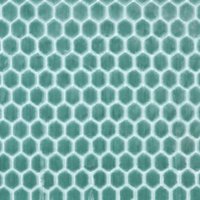 Polsterstoff Samt Hexagon Prism Hellblau