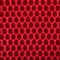 Polsterstoff Samt Hexagon Prism Rot