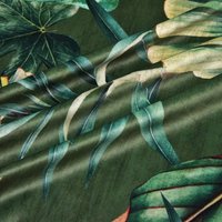 Polsterstoff Samt-Digitaldruck Rainforest Green