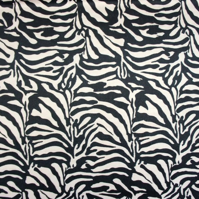 Polsterstoff Samt-Digitaldruck Zebra