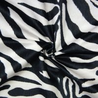 Polsterstoff Samt-Digitaldruck Zebra