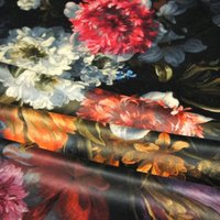 Polsterstoff Samt-Digitaldruck Flower Velvet