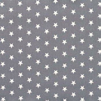 Outdoorstoff Beschichtete Baumwolle Sterne Grau